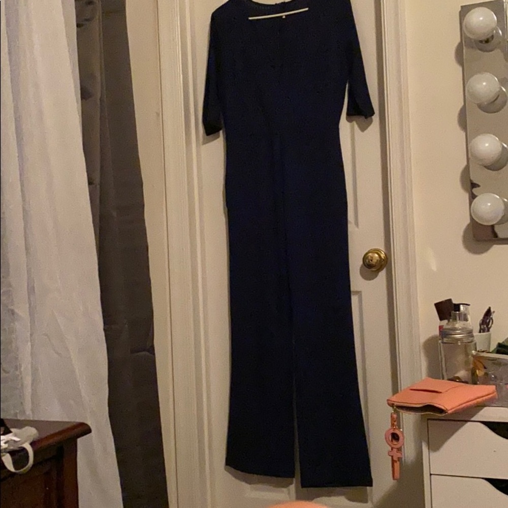 Navy pant set